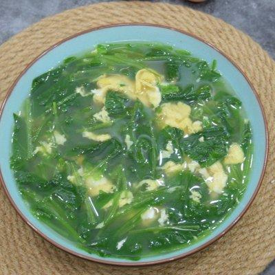 菠菜鸡蛋汤做法，鸡蛋菠菜汤怎样做（网红菠菜鸡蛋汤）