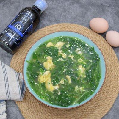 菠菜鸡蛋汤做法，鸡蛋菠菜汤怎样做（网红菠菜鸡蛋汤）