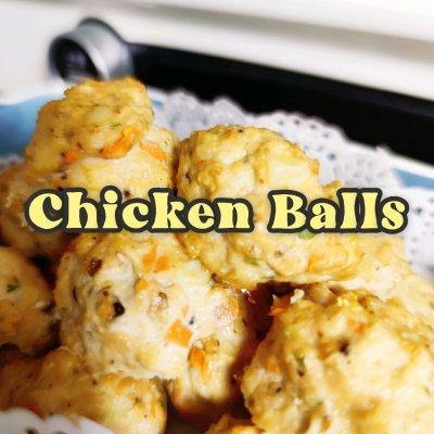 减脂时蔬丸子的做法，超赞的减脂餐低卡蔬菜鸡肉丸不用一滴油