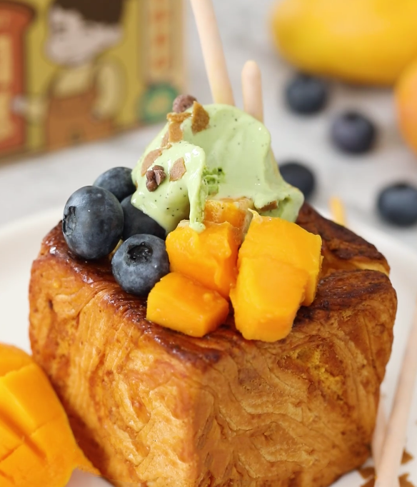 在家做简单下午茶甜品做法，自制下午茶——港式茶餐厅招牌甜品面包诱惑