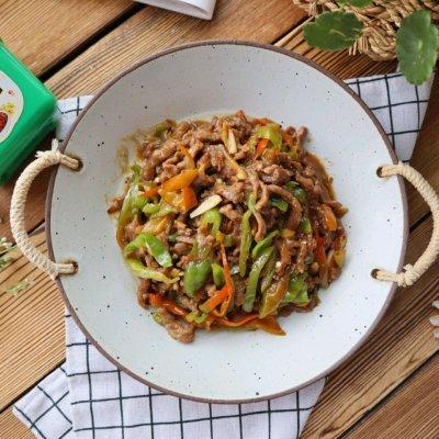 炒辣牛肉丝怎么做，辣炒牛肉丝的家常做法（成就招牌美味#螺丝椒炒牛肉丝）