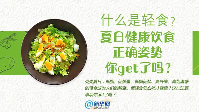 轻餐是什么，轻餐大全食谱做法（夏日健康饮食正确姿势你get了吗）