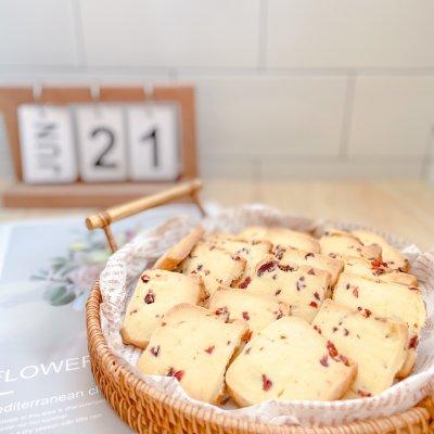 烤箱最简单的饼干做法，烘焙饼干的温度和时间（超级酥脆的蔓越莓饼干）