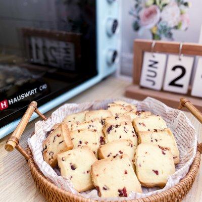 烤箱最简单的饼干做法，烘焙饼干的温度和时间（超级酥脆的蔓越莓饼干）