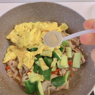 青瓜炒肉片怎么炒，肉片炒青瓜图片（黄瓜炒肉片超美味没吃过太可惜了）