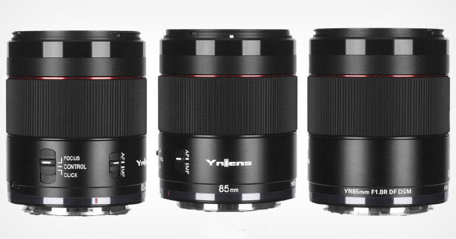 rf1.37 小巧体型价格便宜 永诺发布RF卡口85mm F18镜头