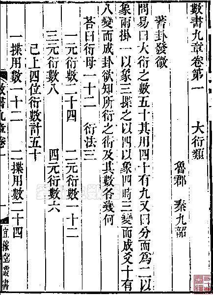 秦九昭著有什么著作，秦九昭著的著作是什么（秦九韶及其数学成就）