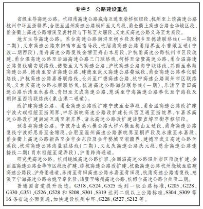 浙江省综合交通十四五规划示意图，浙江交通“十四五”规划公布