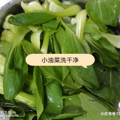 油菜熟肉炒豆腐的做法，豆腐炒油菜的做法大全（#夏日开胃餐#小油菜炒豆腐）