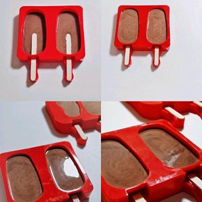 怎么做巧克力效果图片，diy巧克力图片（十分钟快手菜脆皮巧克力雪糕）