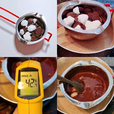 怎么做巧克力效果图片，diy巧克力图片（十分钟快手菜脆皮巧克力雪糕）