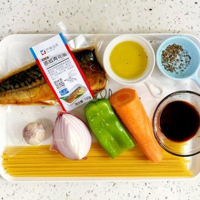 挪威青花鱼的做法，挪威青花鱼营养成分（盐烤青花鱼意面）