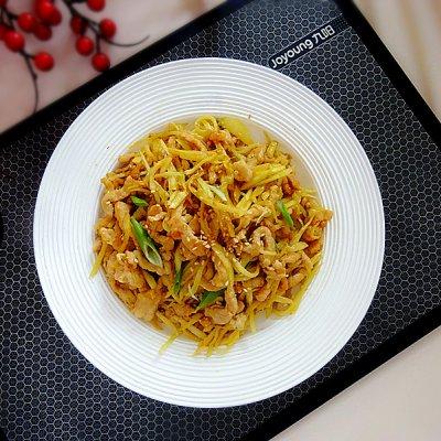嫩姜炒肉的做法，小炒肉的做法（有一种乡愁叫#我的养生日常-远离秋燥#）