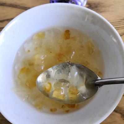 牛奶桃胶银耳羹的做法，牛奶桃胶银耳羹的做法视频窍门（#我的养生日常-远离秋燥#桃胶银耳羹）