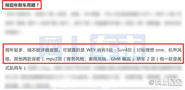 带wey的车是什么牌子，美式肌肉轿车+大尺寸MPV