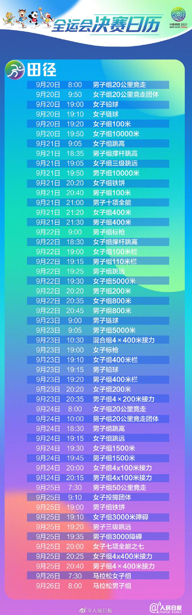 全运会开幕时间，第十五届全运会开幕式举行的时间（第14届全国运动会将于9月15日开幕）