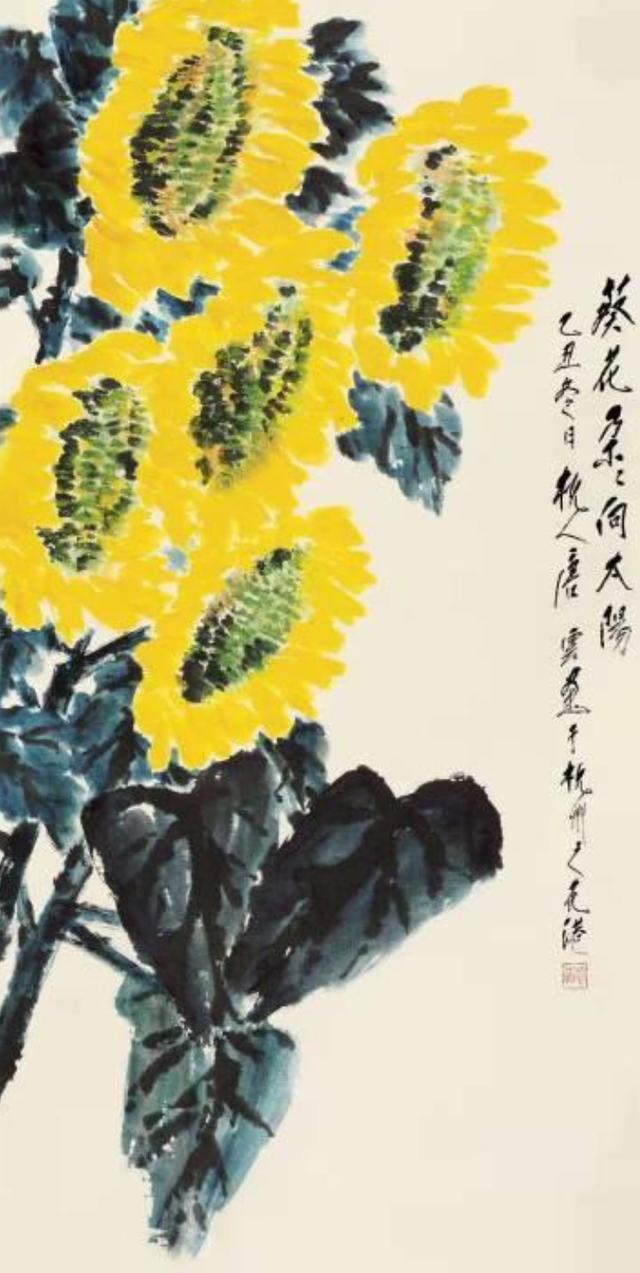 葵花朵朵向太阳，向日葵会一直跟着太阳的方向转来转去吗（唐云《葵花朵朵向太阳》）