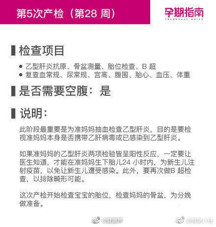 孕早期检查时间表，孕早期孕妇检查时间表（超级详细的孕期检查时间表）