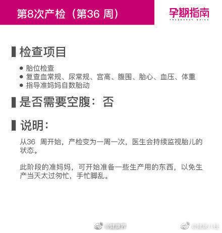 孕早期检查时间表，孕早期孕妇检查时间表（超级详细的孕期检查时间表）