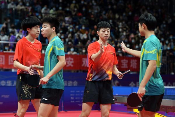 全运会乒乓球半决赛，2021第十四届全运会有哪些比赛项目（乒乓球男子双打半决赛）