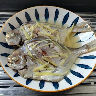 清蒸小鲳鱼正宗做法，圆中秋美味#清蒸小鲳鱼