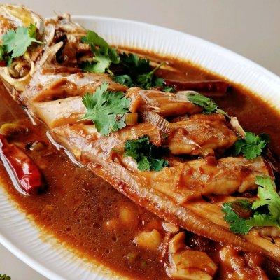 剥皮鱼的做法，剥皮鱼的做法和视频（圆中秋美味#红烧扒皮鱼）