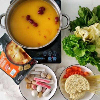 花胶鸡火锅的制作方法，火锅花胶鸡汤的做法（让人闻香止步的金汤花胶鸡火锅）