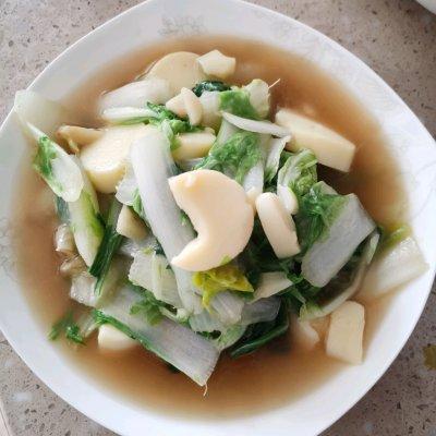 快菜怎么做好吃，清炒快菜家常做法（自制玉子豆腐炒快菜）