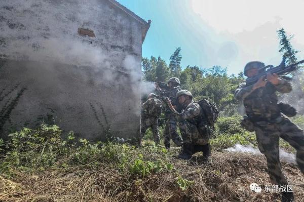 负隅顽抗造句，用负隅顽抗造一个句子（装甲步兵排攻坚作战场面震撼）