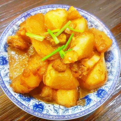 萝卜炖肉的做法，青萝卜炖肉的做法（秋冬润燥温补系列萝卜烧肉萝卜炖肉）