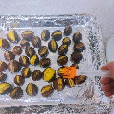 空气炸锅烤板栗要放油吗，空气炸锅板栗不放油可以吗（<烤箱版>烤栗子～低糖低脂个个爆口）