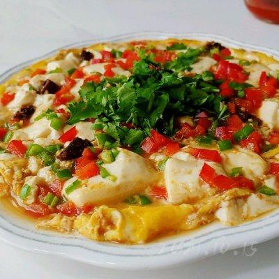 盒装嫩豆腐的10个简单做法（香香彩蛋嫩豆腐，全家都爱吃）