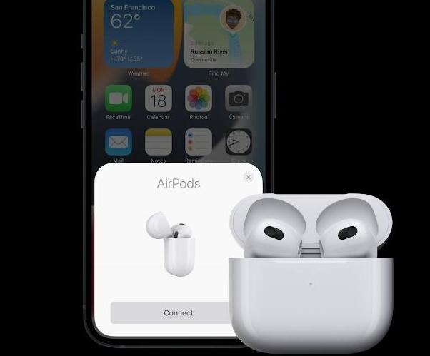 airpods使用方法创建连接（AirPods3配对iPhone设备教程）