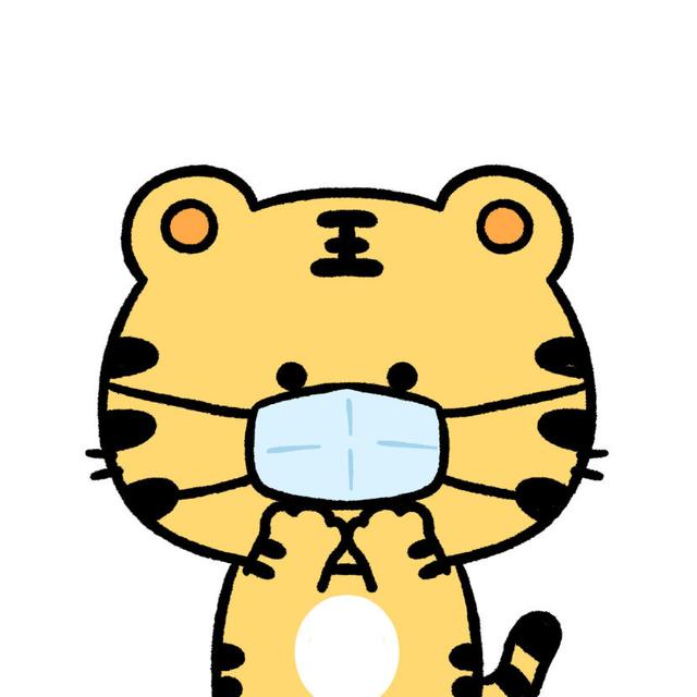 戴口罩的卡通图片，ㅤ|戴口罩卡通头像微信（戴口罩的小动物卡通头像）