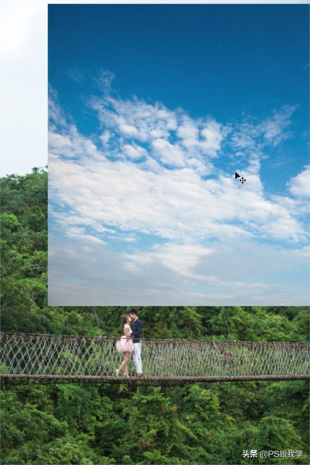 ps无缝拼接图片教程，ps怎样无缝拼接图片（Photoshop图层样式居然可以无缝合成秒抠图）