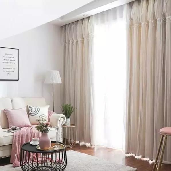 客厅窗帘的最佳颜色高档大气,客厅窗帘的最佳颜色 效果图(挂在客厅