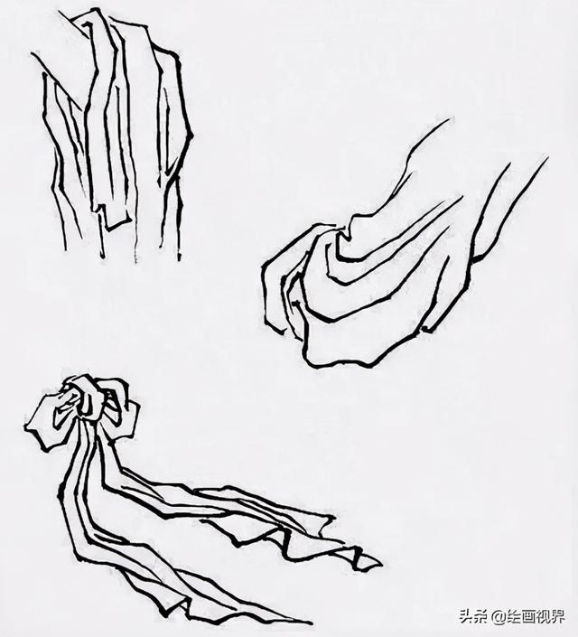 白描手法的例子，白描手法的特点以及白描绘画的三大要素（白描知识：从线条到描法）