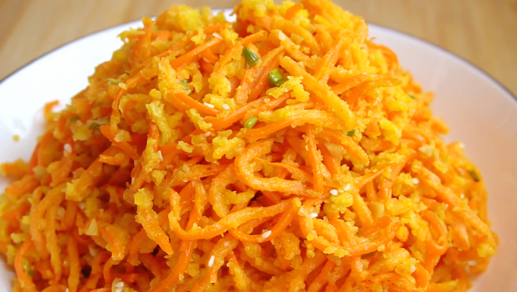 圖片[1]-【蒸胡蘿卜絲】做法步驟圖 柔軟筋道特好吃 2元做一大盤-起舞食譜網