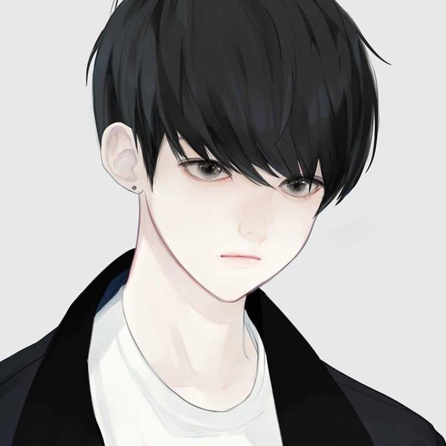 戴眼镜的可爱小正太，微信头像，戴眼镜的可爱小正太（喜欢这种画风的漫画头像）