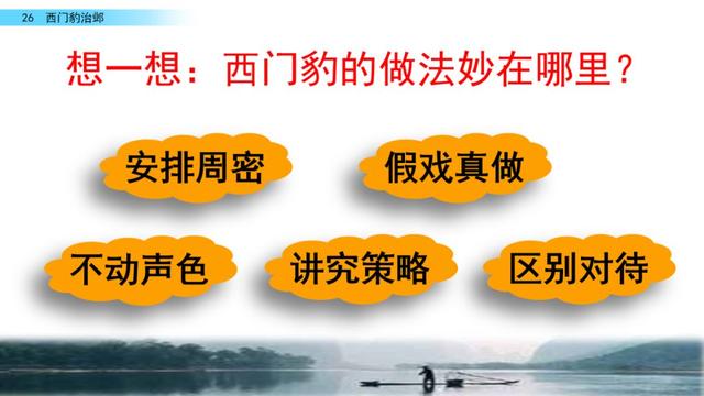 西门豹治邺翻译，部编版《西门豹治邺》图文讲解+同步练习及答案