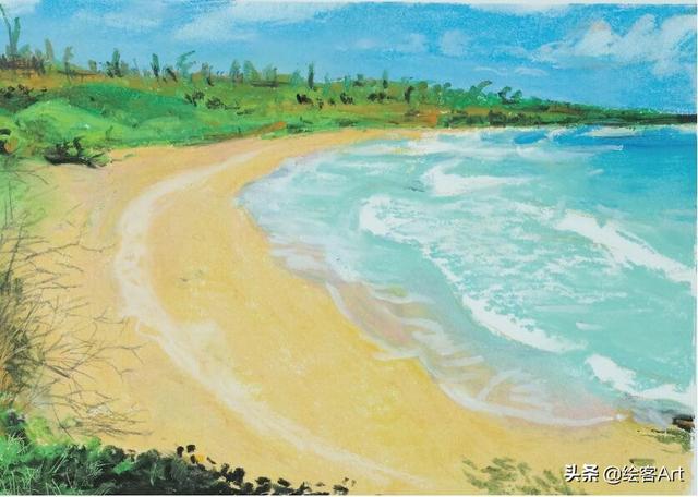 油画的各种工具怎么用，教你画出大师级风景画