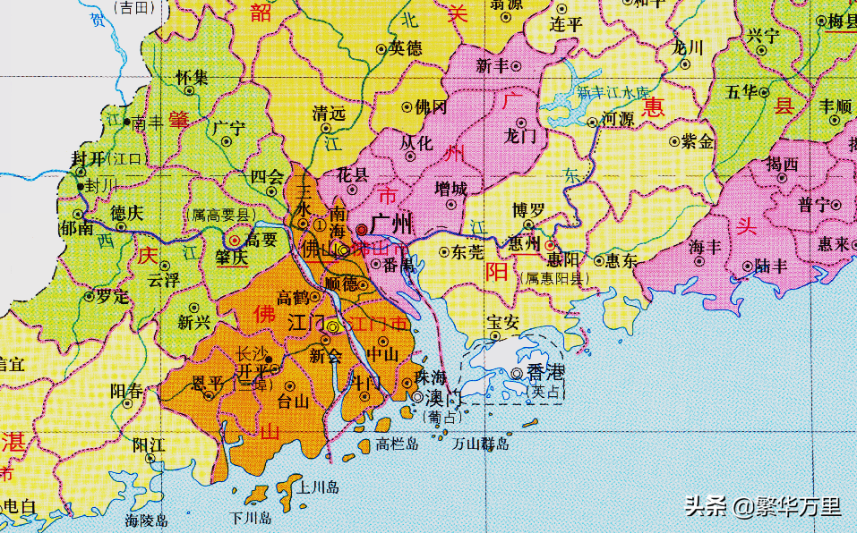 肇庆属于哪个省(云浮肇庆为什么分开)