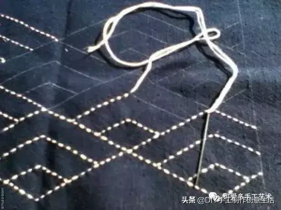 刺子绣入门针法教程，精致优雅的刺子绣