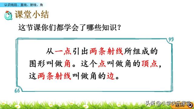 射线有几个端点，射线有几个端点直线有几个端点（人教四年级数学上第3单元《认识线段、直线、射线、角》图文讲解）