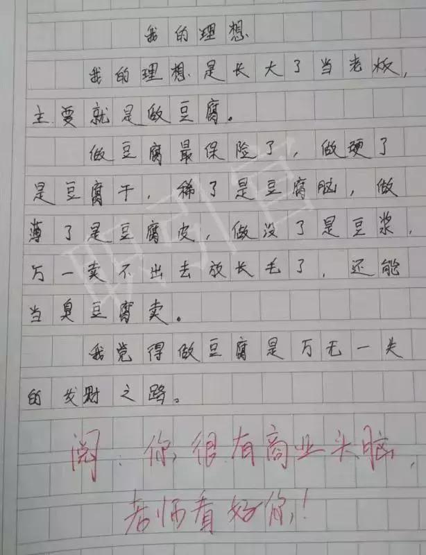 气死9999999个老师的作文，让老师吐血的搞笑作文