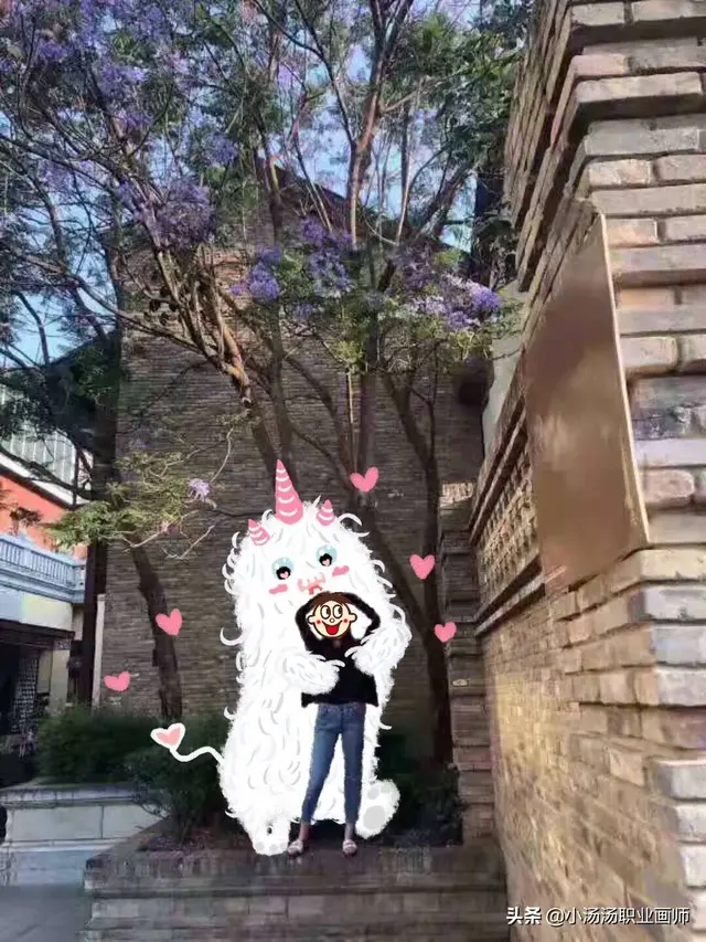 小怪兽头像，林哲（最近火爆抖音的小怪兽涂鸦微信头像）