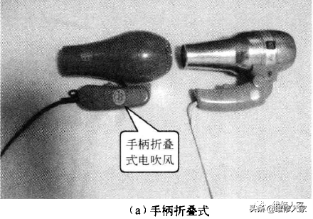 家电维修吹风机安装 学修电吹风~电吹风的整机结构及电路原理图