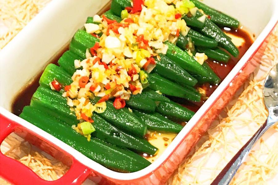 秋葵这个吃法真省事,不用炒不用焯,轻松一蒸好吃不油腻-质信十强榜