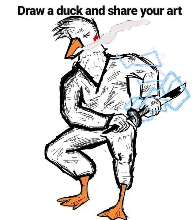 泰坦尼克号简笔画，泰坦尼克号简笔画怎么画（最近很火的“画鸭子挑战”）