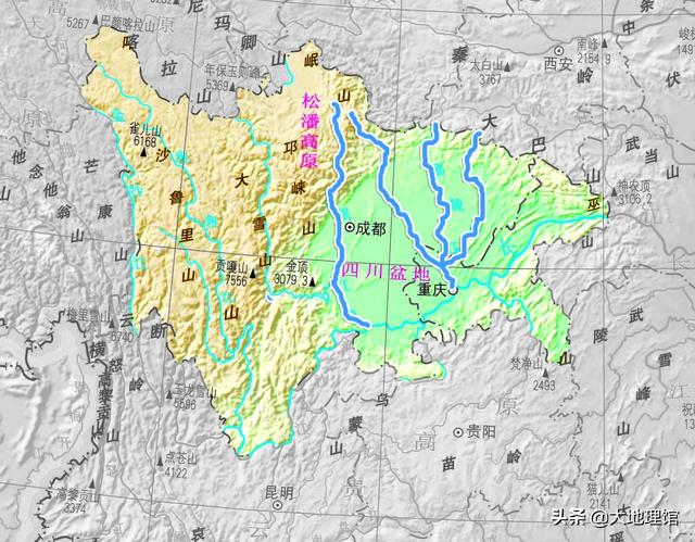 川组词有哪些,山川的川组词有哪些("四川",到底是哪4个川)